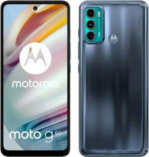Motorola Moto G60 DualSIM 128GB ROM  6GB RAM GSM only  No CDMA Factory Unlocked 4GLTE Smart Phone Dynamic Gray  International Version