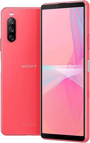Sony Xperia 10 III Dual-SIM 128GB ROM + 6GB RAM (GSM only | No CDMA) Factory Unlocked 5G SmartPhone (Pink) - International Version