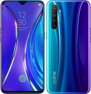 Realme XT DualSIM 64GB ROM  4GB RAM GSM only  No CDMA Factory Unlocked 4GLTE SmartPhone Pearl Blue  International Version