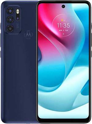 Motorola Moto G60s DualSIM 128GB ROM  4GB RAM GSM only  No CDMA Factory Unlocked 4GLTE SmartPhone INK BLUE  International Version