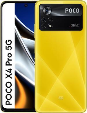 Xiaomi Poco X4 Pro DualSIM 256GB ROM  8GB RAM GSM only  No CDMA Factory Unlocked 5G Smartphone Poco Yellow  International Version