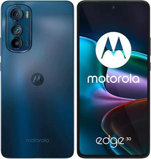 Motorola Edge 30 DualSim 128GB ROM  8GB RAM GSM only  No CDMA Factory Unlocked 5G SmartPhone Meteor Grey  International Version