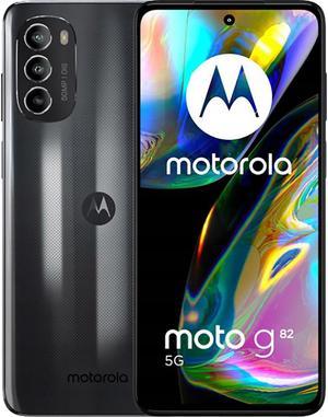 Motorola Moto G82 DualSIM 128GB ROM  6GB RAM GSM only  No CDMA Factory Unlocked 5G SmartPhone Meteorite Gray  International Version