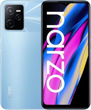 Realme Narzo 50A Prime DUAL SIM 64GB ROM  4GB RAM GSM only  No CDMA Factory Unlocked 4GLTE Smartphone Flash Blue  International Version