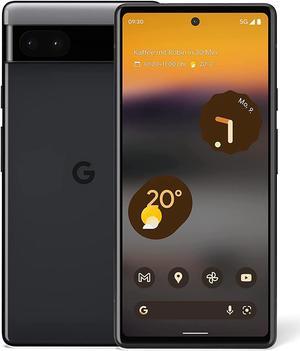 Google Pixel 6a Dual-SIM + eSIM 128GB ROM + 6GB RAM (GSM Only | No CDMA) Factory Unlocked 5G SmartPhone (Charcoal) - International Version