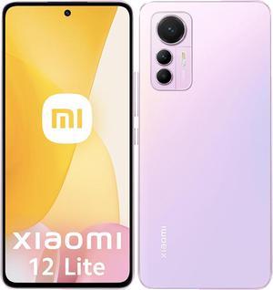 Xiaomi 12 Lite DualSIM 128GB ROM  8GB RAM GSM Only  No CDMA Factory Unlocked 5G SmartPhone Lite Pink  International Version