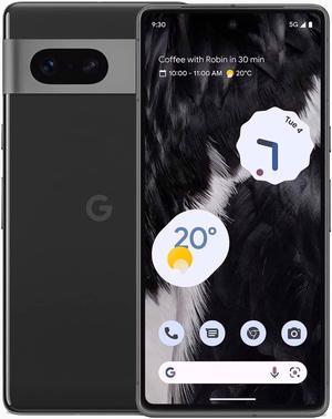 Google Pixel 7 Dual-SIM 256GB ROM + 8GB RAM (GSM Only | No CDMA) Factory Unlocked 5G Smartphone (Obsidian) - International Version