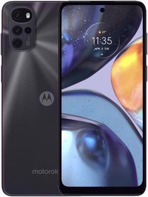 Motorola Moto G22 DUALSIM 128GB ROM  4GB RAM Only GSM  No CDMA Factory Unlocked 4GLTE Smartphone Cosmic Black  International Version