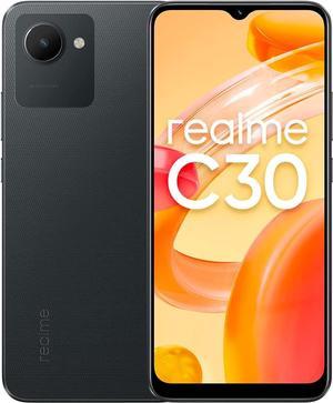 Realme C30 DUAL-SIM 32GB ROM + 3GB RAM (Only GSM | No CDMA) Factory Unlocked 4G/LTE Smartphone (Denim Black) - International Version
