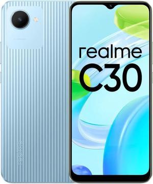 Realme C30 DUAL-SIM 32GB ROM + 3GB RAM (Only GSM | No CDMA) Factory Unlocked 4G/LTE Smartphone (Lake Blue) - International Version