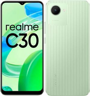 Realme C30 DUAL-SIM 32GB ROM + 3GB RAM (Only GSM | No CDMA) Factory Unlocked 4G/LTE Smartphone (Bamboo Green) - International Version