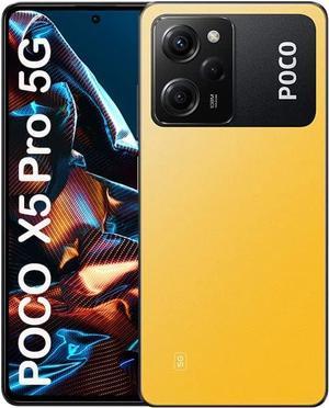 Xiaomi Poco X5 Pro DualSIM 128GB ROM  6GB RAM Only GSM  No CDMA Factory Unlocked 5G Smartphone Yellow  International Version