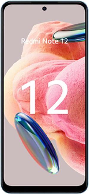 Xiaomi Redmi Note 12 Dual-SIM 128GB ROM + 6GB RAM (Only GSM | No CDMA) Factory Unlocked 4G/LTE Smartphone (Ice Blue) - International Version