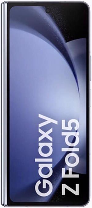 Samsung Galaxy Z Fold5 STANDARD EDITION DualSIM 512GB ROM  12GB RAM Only GSM  No CDMA Factory Unlocked 5G Smartphone Icy Blue  International Version