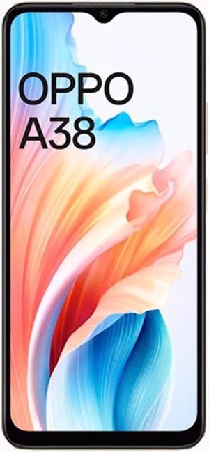 Oppo A38 4G DualSIM 128GB ROM  4GB RAM Only GSM  No CDMA Factory Unlocked 4GLTE Smartphone Glowing Gold  International Version