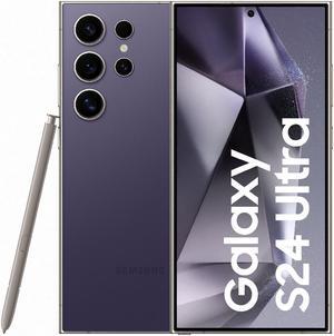 Samsung Galaxy S24 Ultra STANDARD EDITION DUAL SIM 256GB ROM + 12GB RAM (GSM | CDMA) Factory Unlocked 5G Smartphone (Titanium Violet) - International Version