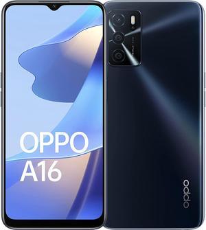 OPPO A16 DUAL SIM 32GB ROM  3GB RAM GSM ONLY  NO CDMA Factory Unlocked 4GLTE Smartphone Crystal Black  International Version