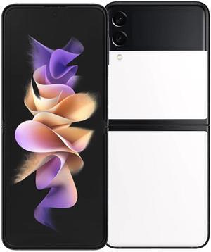 Samsung Galaxy Z Flip 3 DUAL SIM 256GB ROM  8GB RAM GSM  CDMA Factory Unlocked 5G Smartphone White  International Version