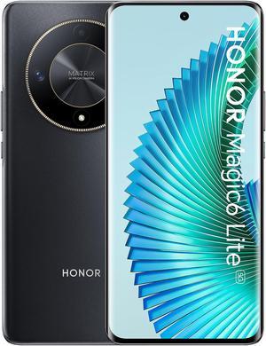 Honor Magic6 Lite DUAL SIM 256GB ROM  8GB RAM GSM Only  No CDMA Factory Unlocked 5G Smartphone Midnight Black  International Version