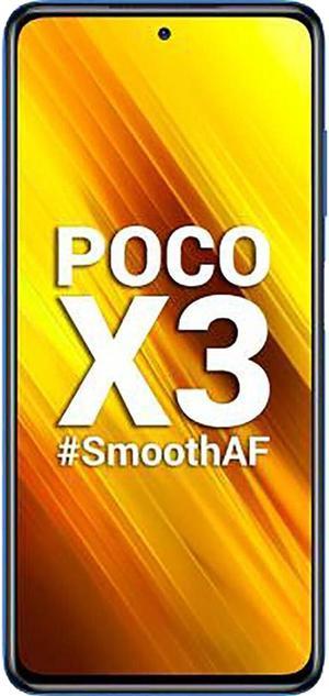Xiaomi Poco X3 NFC DUAL SIM 128GB ROM  6GB RAM GSM ONLY  NO CDMA Factory Unlocked 4GLTE Smartphone Cobalt Blue  International Version