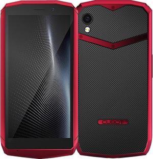 Cubot Pocket DUAL SIM 64GB ROM + 4GB RAM (GSM Only | No CDMA) Factory Unlocked 4G/LTE Smartphone (Red) - International Version