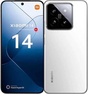 Xiaomi 14 DUAL SIM 256GB ROM + 12GB RAM (GSM | CDMA) Factory Unlocked 5G Smartphone (White) - International Version