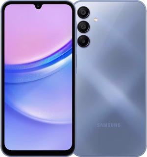 Samsung Galaxy A15 DUAL SIM 128GB ROM  4GB RAM GSM ONLY  NO CDMA Factory Unlocked 4GLTE Smartphone Blue  International Version