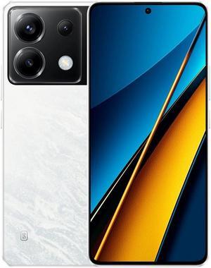 Xiaomi Poco X6 DUAL SIM 512GB ROM  12GB RAM GSM ONLY  NO CDMA Factory Unlocked 5G Smartphone White  International Version