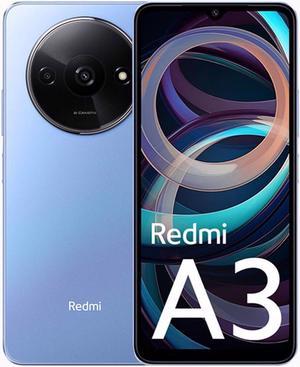 Xiaomi Redmi A3 DUAL SIM 128GB ROM  4GB RAM GSM Only  No CDMA Factory Unlocked 4GLTE Smartphone Lake Blue  International Version