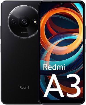 Xiaomi Redmi A3 DUAL SIM 128GB ROM + 4GB RAM  (GSM Only | No CDMA) Factory Unlocked 4G/LTE Smartphone (Midnight Black) - International Version