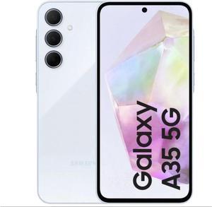 Samsung Galaxy A35 DUAL SIM 128GB ROM + 6GB RAM (GSM Only | No CDMA) Factory Unlocked 5G Smartphone (Awesome Iceblue) - International Version