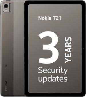 Nokia T21 128GB ROM + 4GB RAM 10.36" (GSM only | No CDMA) WIFI + BLUETOOTH Tablet (Charcoal Grey) - International Version