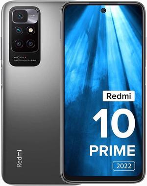 Xiaomi Redmi 10 Prime 2022 DUAL SIM 64GB ROM + 4GB RAM (GSM Only | No CDMA) Factory Unlocked 4G/LTE Smartphone (Phantom Black) - International Version