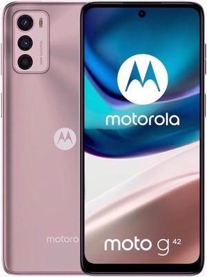 Motorola Moto G42 DUAL SIM 64GB ROM  4GB RAM GSM Only  No CDMA Factory Unlocked 4GLTE Smartphone Metallic Rose  International Version
