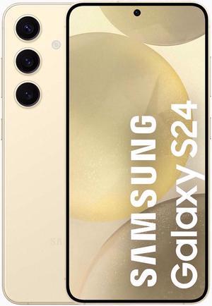 Samsung Galaxy S24 STANDARD EDITION DUAL SIM 512GB ROM  8GB RAM GSM  CDMA Factory Unlocked 5G Smartphone Amber Yellow  International Version