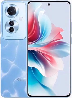 Oppo Reno11 F DUAL SIM 256GB ROM  8GB RAM GSM Only  No CDMA Factory Unlocked 5G Smartphone Ocean Blue  International Version