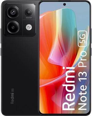 Xiaomi Redmi Note 13 Pro DUAL SIM 128GB ROM + 8GB RAM  (GSM | CDMA) Factory Unlocked 5G Smartphone (Midnight Black) - International Version