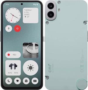 Nothing CMF Phone 1 Dual-SIM 256GB ROM + 8GB RAM (GSM Only | No CDMA) Factory Unlocked 5G Smartphone (Light Green) - International Version