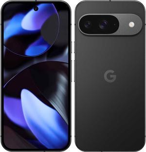 Google Pixel 9 Dual-SIM 256GB ROM + 12GB RAM (GSM Only | No CDMA) Factory Unlocked 5G Smartphone (Obsidian) - International Version