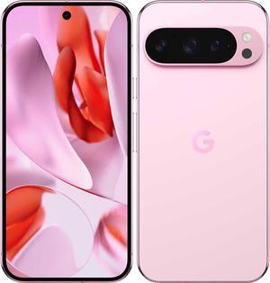 Google Pixel 9 Pro Dual-SIM 128GB ROM + 16GB RAM (GSM Only | No CDMA) Factory Unlocked 5G Smartphone (Rose Quartz) - International Version