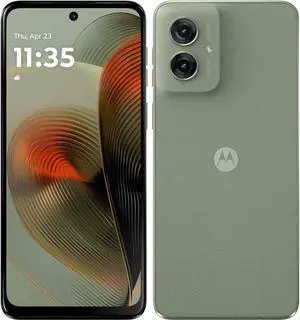 Motorola Moto G55 Dual-SIM 256GB ROM + 8GB RAM (GSM Only | No CDMA) Factory Unlocked 5G Smartphone (Smoky Green) - International Version