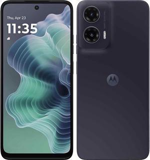 Motorola Moto G35 Dual-SIM 128GB ROM + 4GB RAM (GSM Only | No CDMA) Factory Unlocked 5G Smartphone (Midnight Black) - International Version