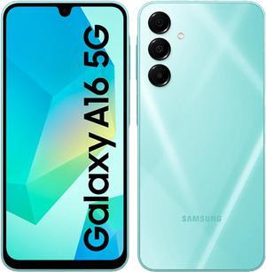 Samsung Galaxy A16 Dual-SIM 128GB ROM + 4GB RAM (GSM Only | No CDMA) Factory Unlocked 5G Smartphone (Light Green) - International Version