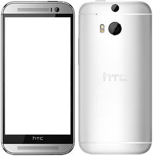 HTC One M8 16GB (No CDMA, GSM only) Factory Unlocked 4G/LTE Smartphone - Glacial Silver