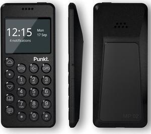 Punkt MP02 16GB IP52 (No CDMA, GSM only) Factory Unlocked 4G/LTE Mobile Phone - Black