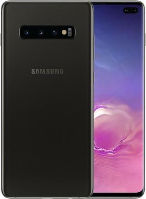 Samsung Galaxy S10+ Plus 512GB / 8GB RAM SM-G975F Hybrid/Dual-SIM (No CDMA, GSM only) Factory Unlocked 4G/LTE Smartphone - Ceramic Black