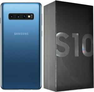 Samsung Galaxy S10 Plus 128GB 6.4 4G LTE Verizon Unlocked, Prism Blue (Refurbished)