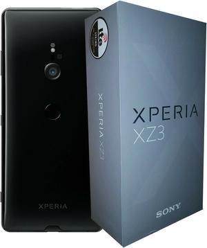 Sony Xperia XZ3 64GB Single-SIM Android (GSM Only, No CDMA) Factory Unlocked 4G/LTE Smartphone - Black