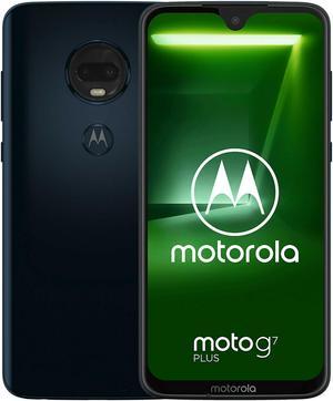 Motorola Moto G7 Plus XT1965 Single-SIM 64GB (GSM Only, No CDMA) Factory Unlocked 4G/LTE Smartphone - Deep Indigo