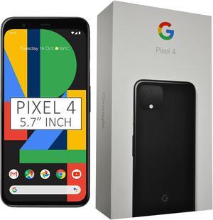 Google Pixel 4 G020M 64GB 57 inch Android GSM Only No CDMA Factory Unlocked 4GLTE Smartphone  Just Black